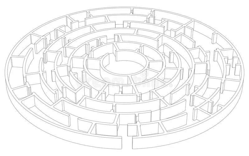 Tangle maze