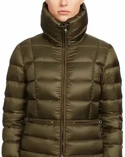 Water repellent down jacket ralph lauren