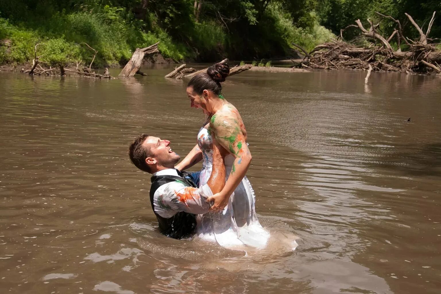 Необычные случаи из жизни. Забавный случай. Люди и животные. Веселые ситуации. Влез в кадр.