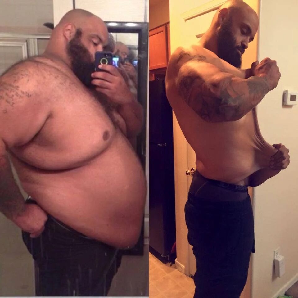 Поднять 300 кг. Паскаль Брокко из 274 кг толстяка в 127 кг атлета за 3 года. Толстый человек после похудения.