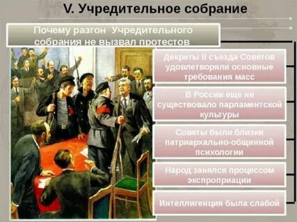 Почему и как было разогнано учредительное собрание
