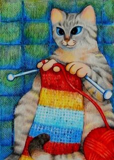 Рисунки вязаных вещей