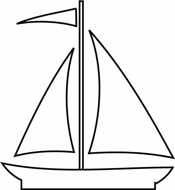 sailboat - sailboat in 2020 Malvorlagen für kinder, Kostenlose ausmalbilder, Man