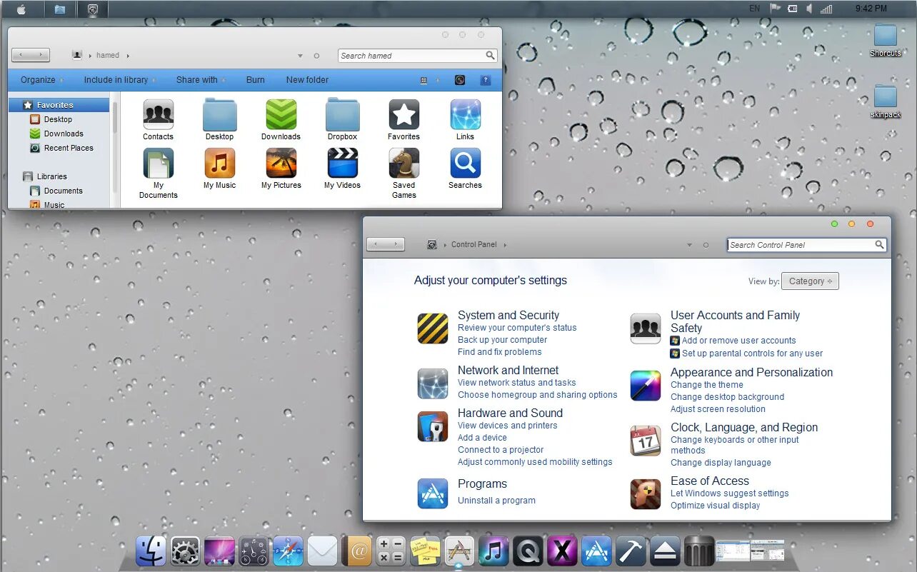 Приложения apple для windows. Ios тема на windows 7. тема ios windows. тема apple для windows 7. курсор ios для windows 7.