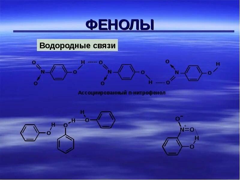 Фенол водородные связи