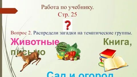 Тематические группы книг
