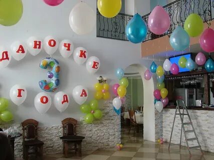 День рождения украсить комнату своими руками