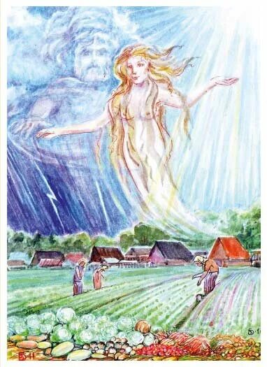 Бог дождя у славян. Дива-додола славянская мифология. богиня додола и перун. славянская богиня дива-додола перуница. перун и додола.