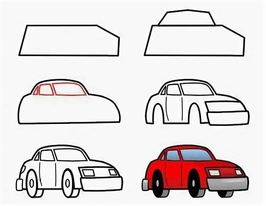 Машина для рисования детям. Схема рисования машины. Схема рисования машины для детей. Рисование грузовик старшая группа. Рисунки для срисовки машины.