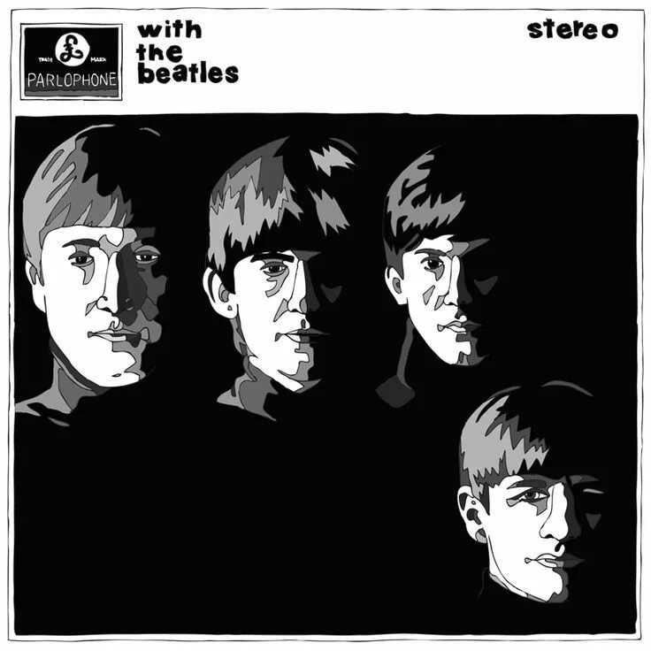 Cover beatles. With the Beatles обложка. With the Beatles альбом. Beatles "with the Beatles". Группа the Beatles обложка.