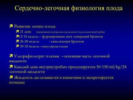 Развитие плода физиологическое