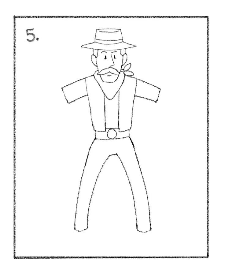Наггетс ковбой для срисовки. Нарисованный ковбой. Ковбой рисунок карандашом. Нарисовать костюм ковбоя. Ковбой рисунок легкий.