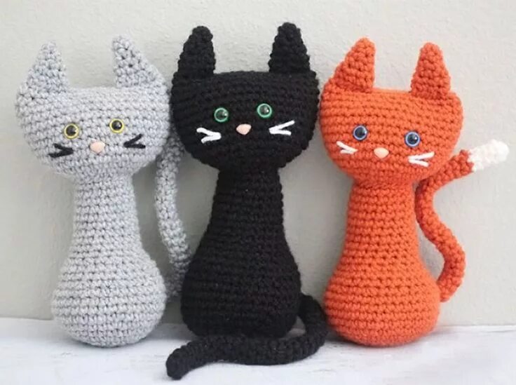 Как вязать кошку