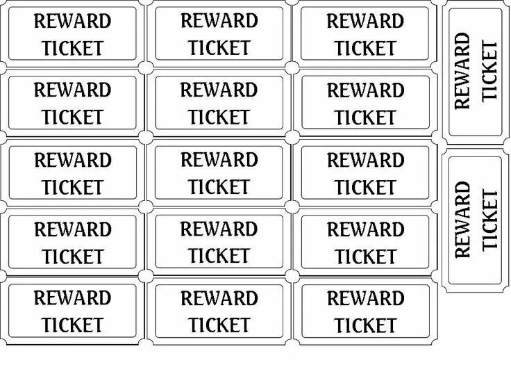 Text reward. Tickets for kids. reward ticket. ticket template for kids. ddr reward tickets.