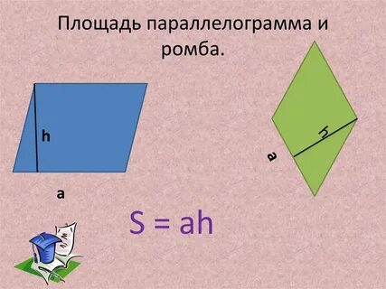 Формулы трапеции треугольника ромба параллелограмма