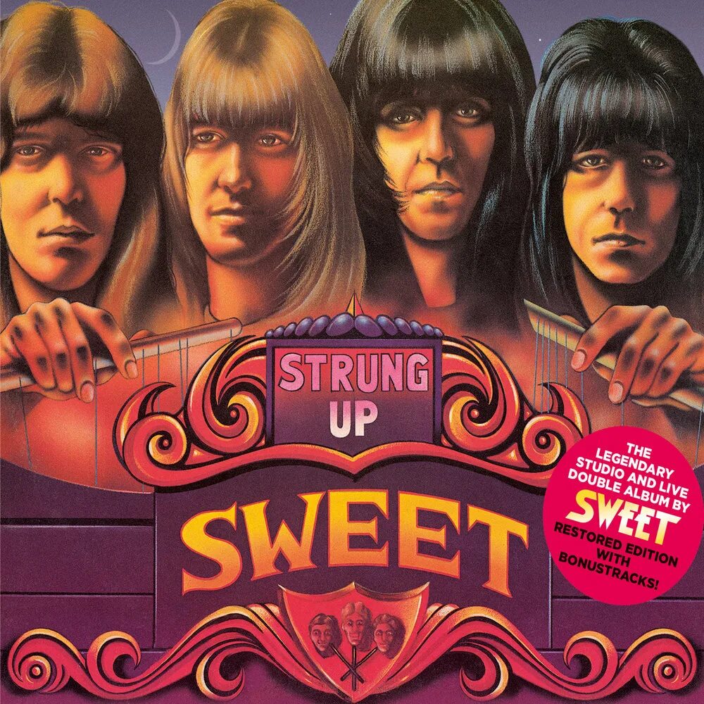 Sweet Strung up 1975. Рок группа Sweet - Strung up. Группа Sweet fanny Adams. Sweet 1975 Strung up Germany.