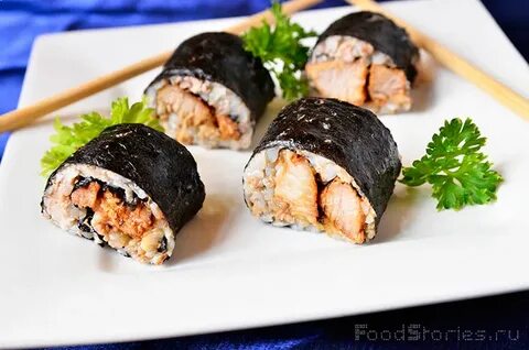 Суши с мясом