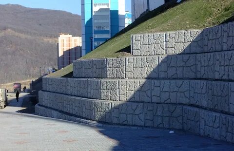 Сборные подпорные стены