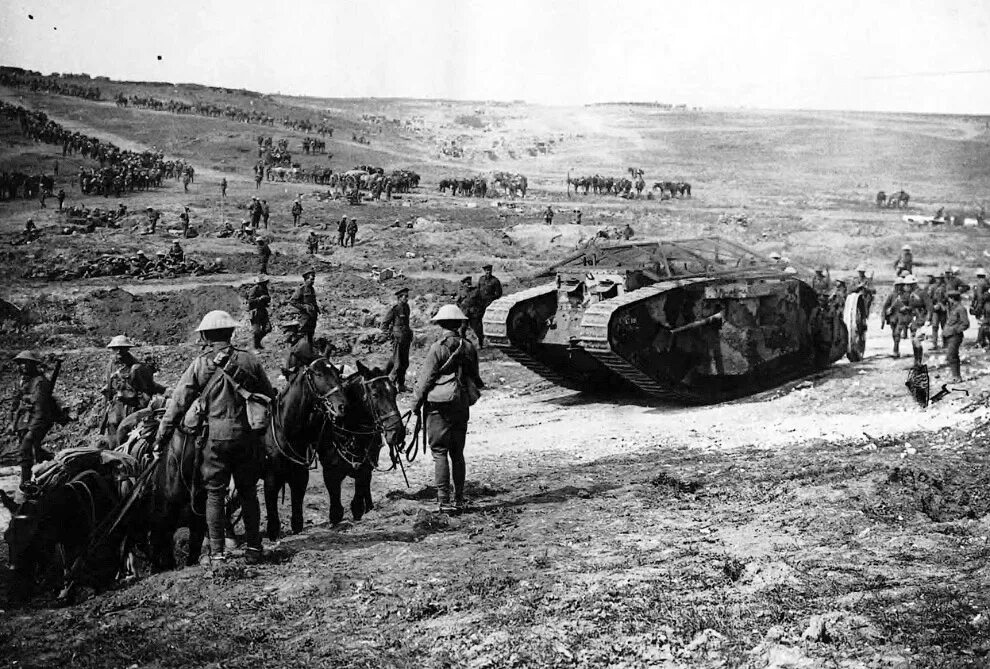 Во время первой мировой войны. Первая мировая 1914. Битва на реке Сомме 1916.