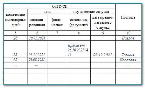 Выходной день в отпуске переносится