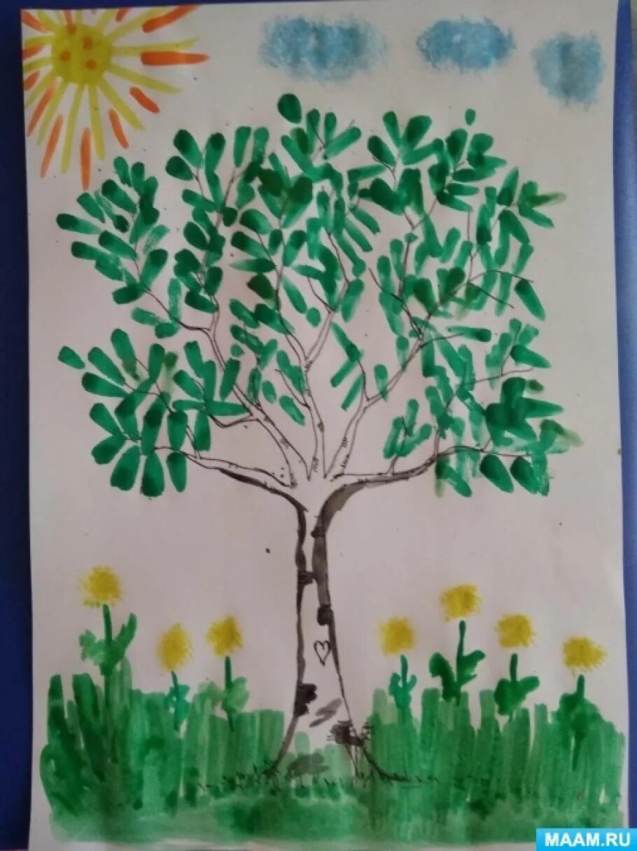 Деревья весной в средней группе. Рисование Весеннее дерево в средней группе. Рисование деревья весной старшая группа. Рисование березы в средней группе.