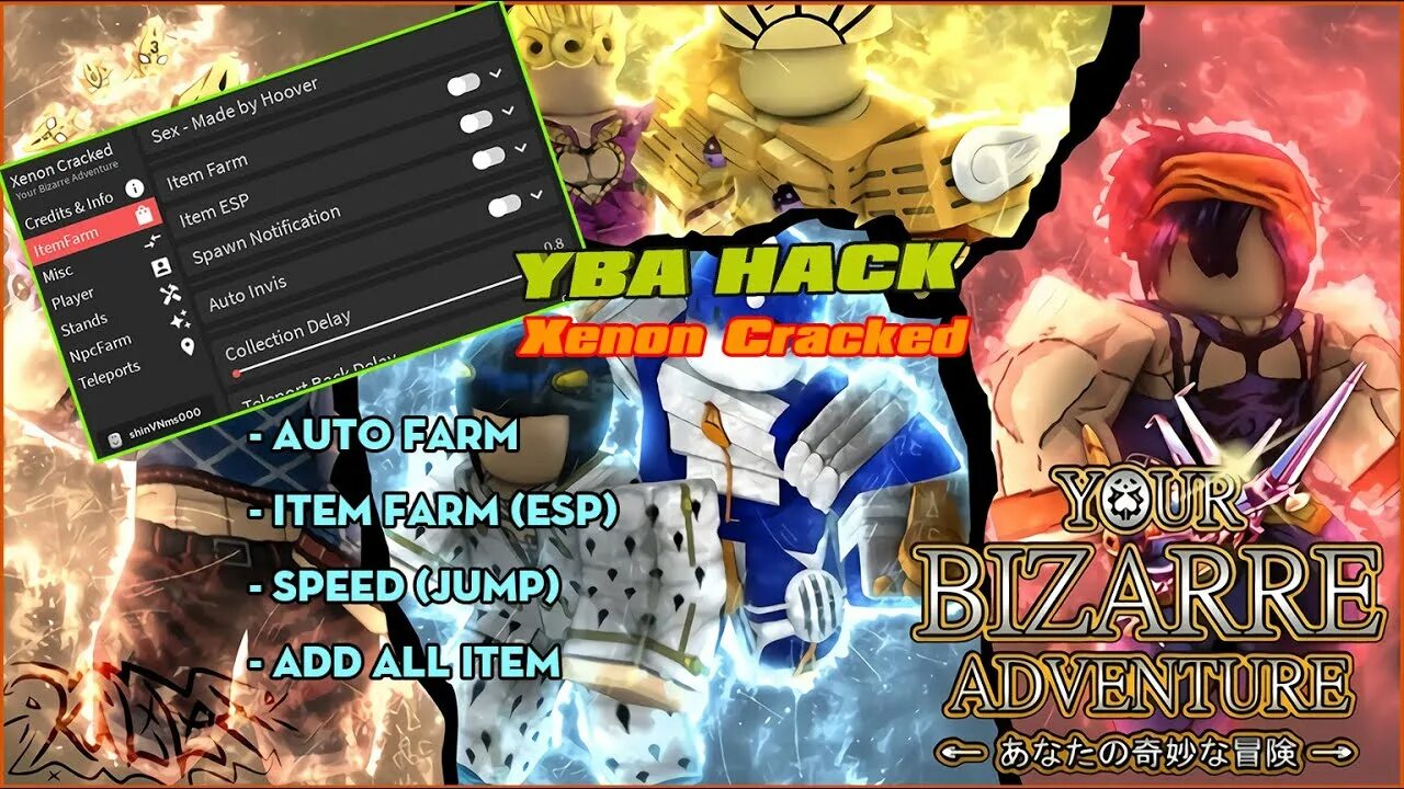 Your bizarre adventure script. Читы на your bizarre adventure. xenon script yba. xenon cracked. your bizarre adventure коды.