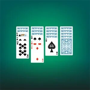 Игра косынка 3 карты
