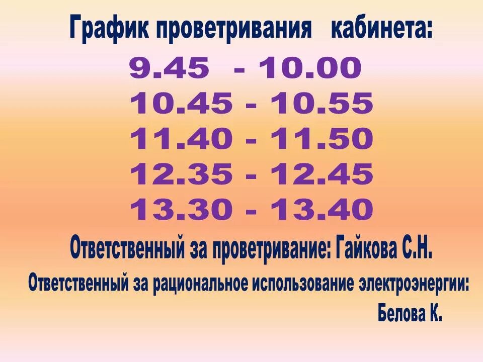 Проветривание в детском саду по санпин. Режим проветривания помещений. График проветривания комнаты. График проветривания кабинета. График проветривания кабинета в офисе.