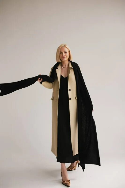 пальто asos white.