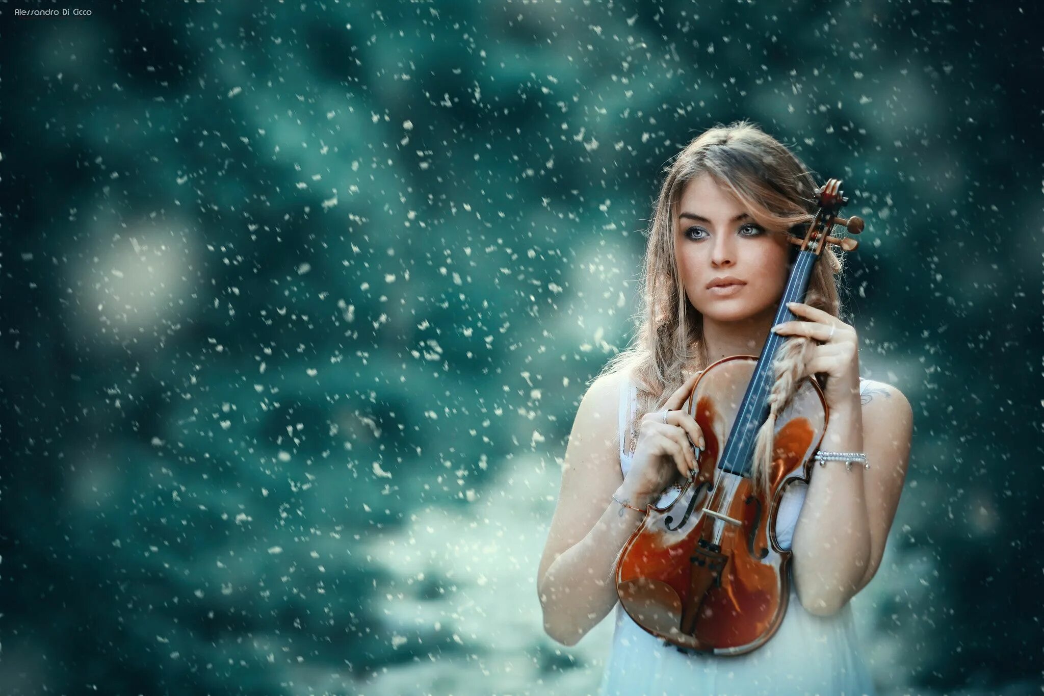 Зима музыка автор. Девушки со скрипкой. Девочка со скрипкой. Скрипачка блондинка. Фотосессия со скрипкой.