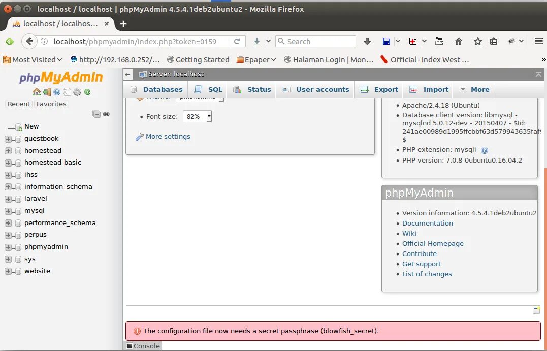 Etc phpmyadmin. Скрины phpmyadmin. localhostphpmyadmin firefox. phpmyadmin дизайнер. phpmyadmin импорт из архива.