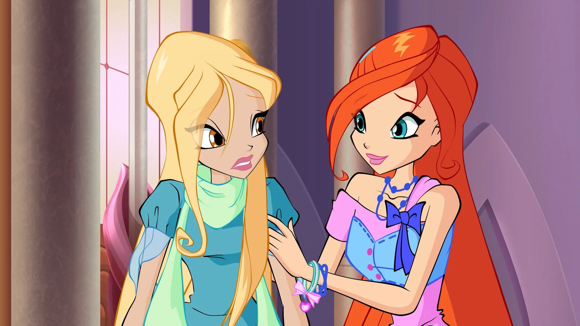 Три безликие сестры из винкс. Дафна винкс. Винкс сестра блум дафна. Блум и дафна. Сестры винкс.