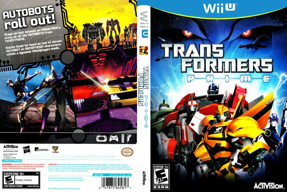 Transformers prime wii. Трансформеры для нинтендо wii. nintendo wii transformers prime. transformers: prime the game nintendo wii.