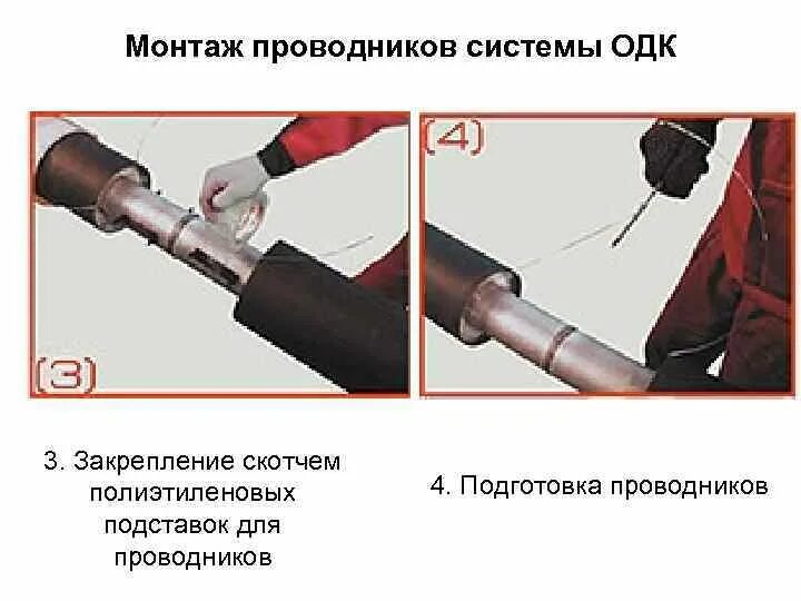 Проводник установка. Монтаж проводников системы одк. монтаж содк на теплотрассе. проводник содк это. монтаж системы одк для труб ппу.