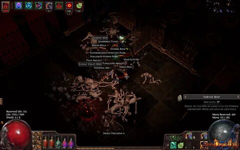 Path of exile рецепты