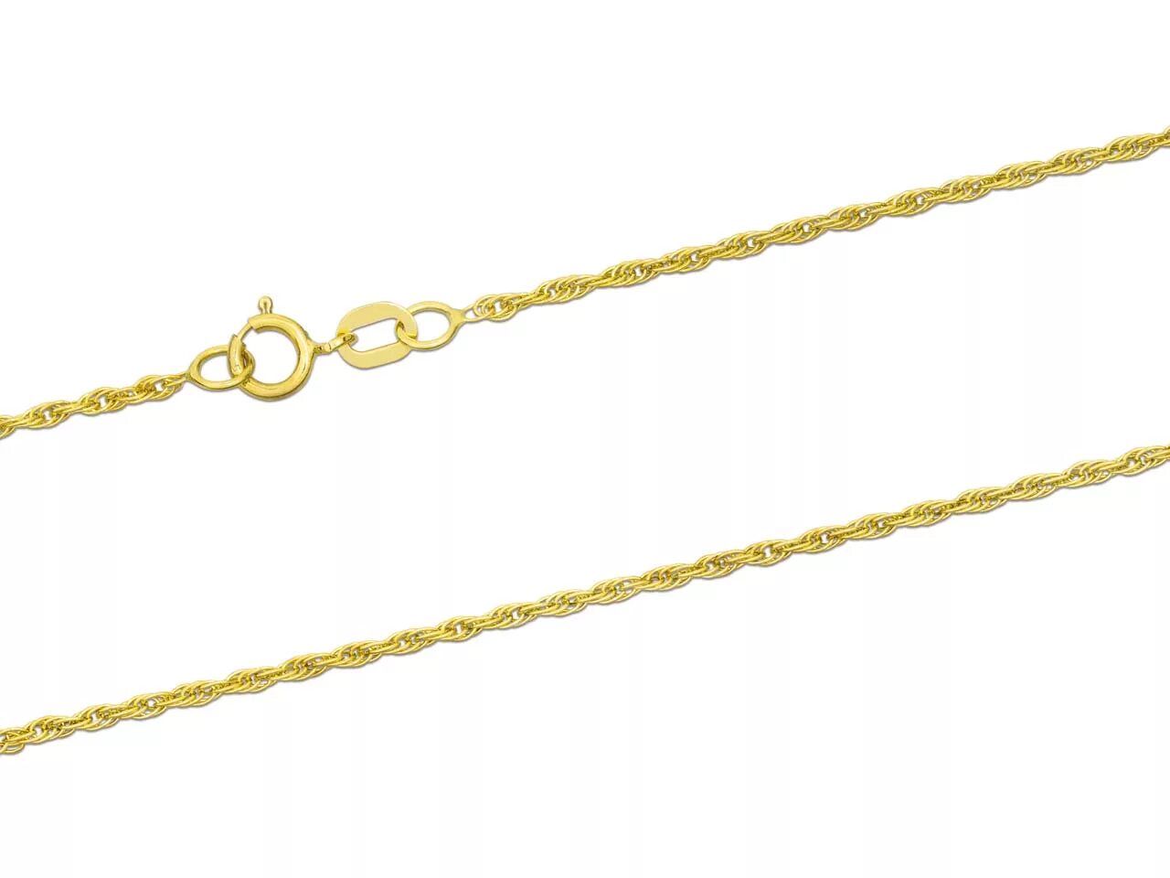 Golden Rope. 20 Inch Gold Rope Chain. Golden Rope PNG.
