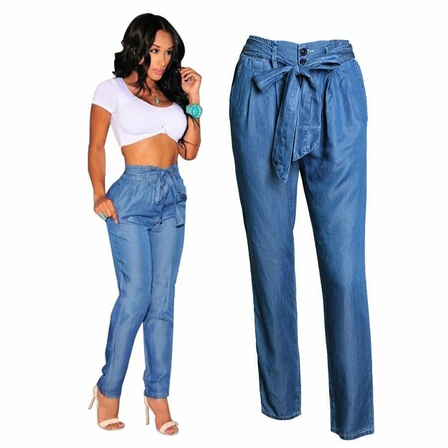 Джинсы Vintage Fit High Waist Denim. Джинсовые брюки женские. Джинсовые брюки на резинке женские. Летние джинсовые брюки женские.