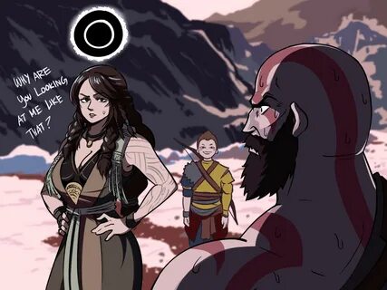 god of war, kratos, freya, atreus, o button, circle button, tinafate1, anya...