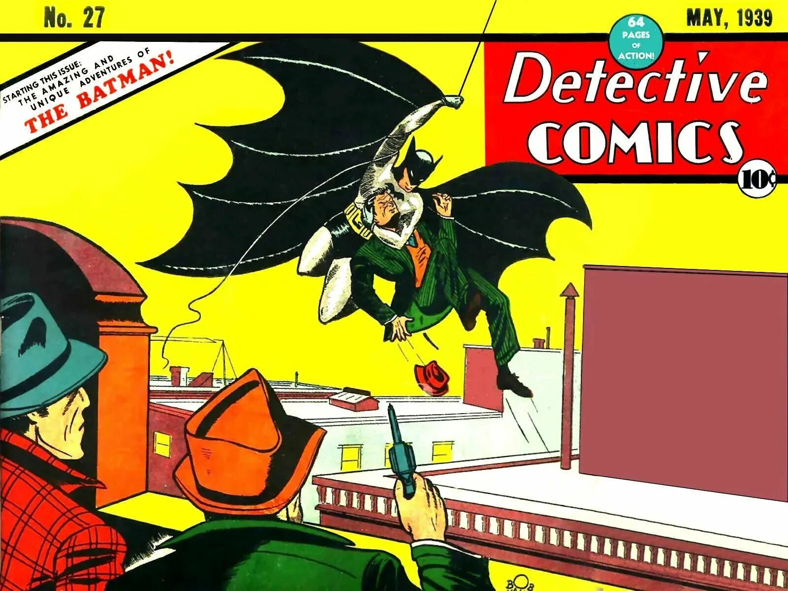 Detective Comics #27 (1939). Бэтмен детектив комикс 1 появление. Первый комикс с Бэтменом. Детективные комиксы 1939.