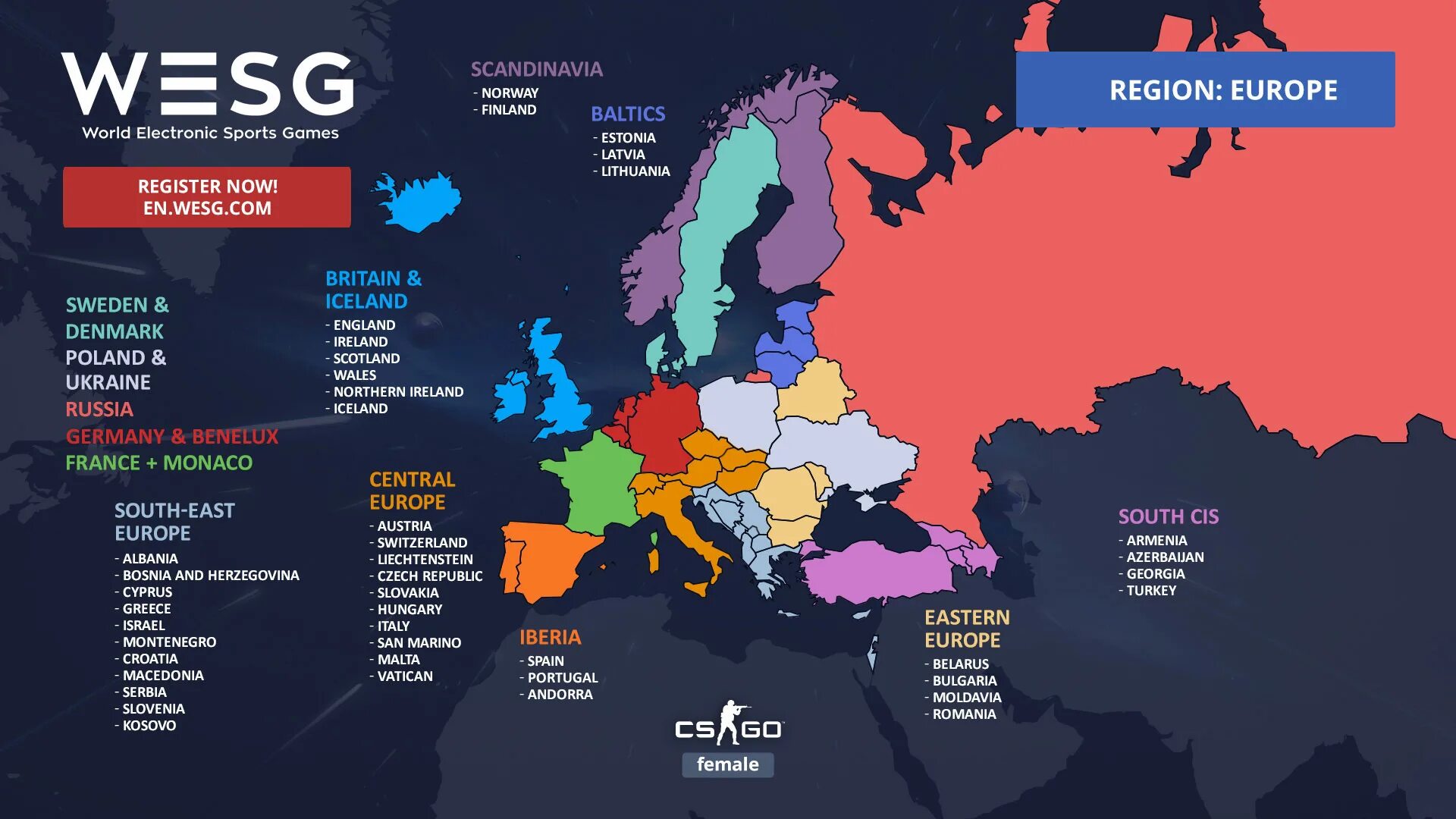 Region eu. Карта киберспорта. Карта киберспорта в России. Восточная Европа дота 2. Инфографика киберспорт.