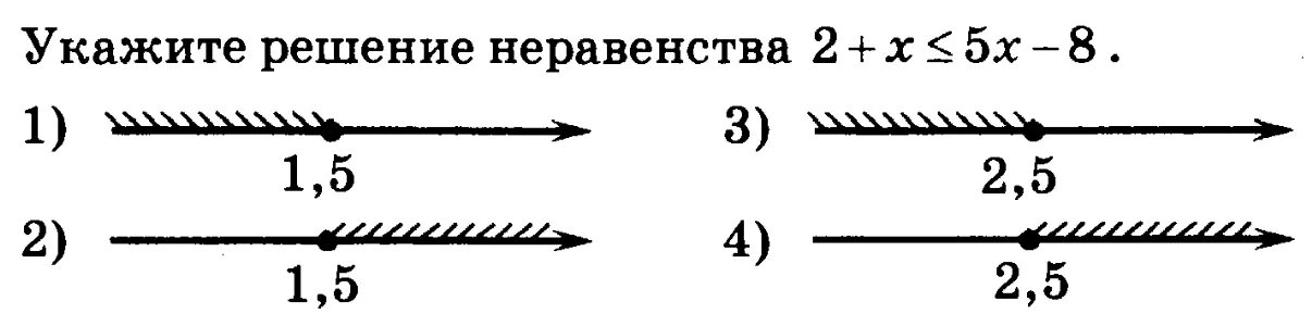 Укажите решение неравенства 4 5 6 13