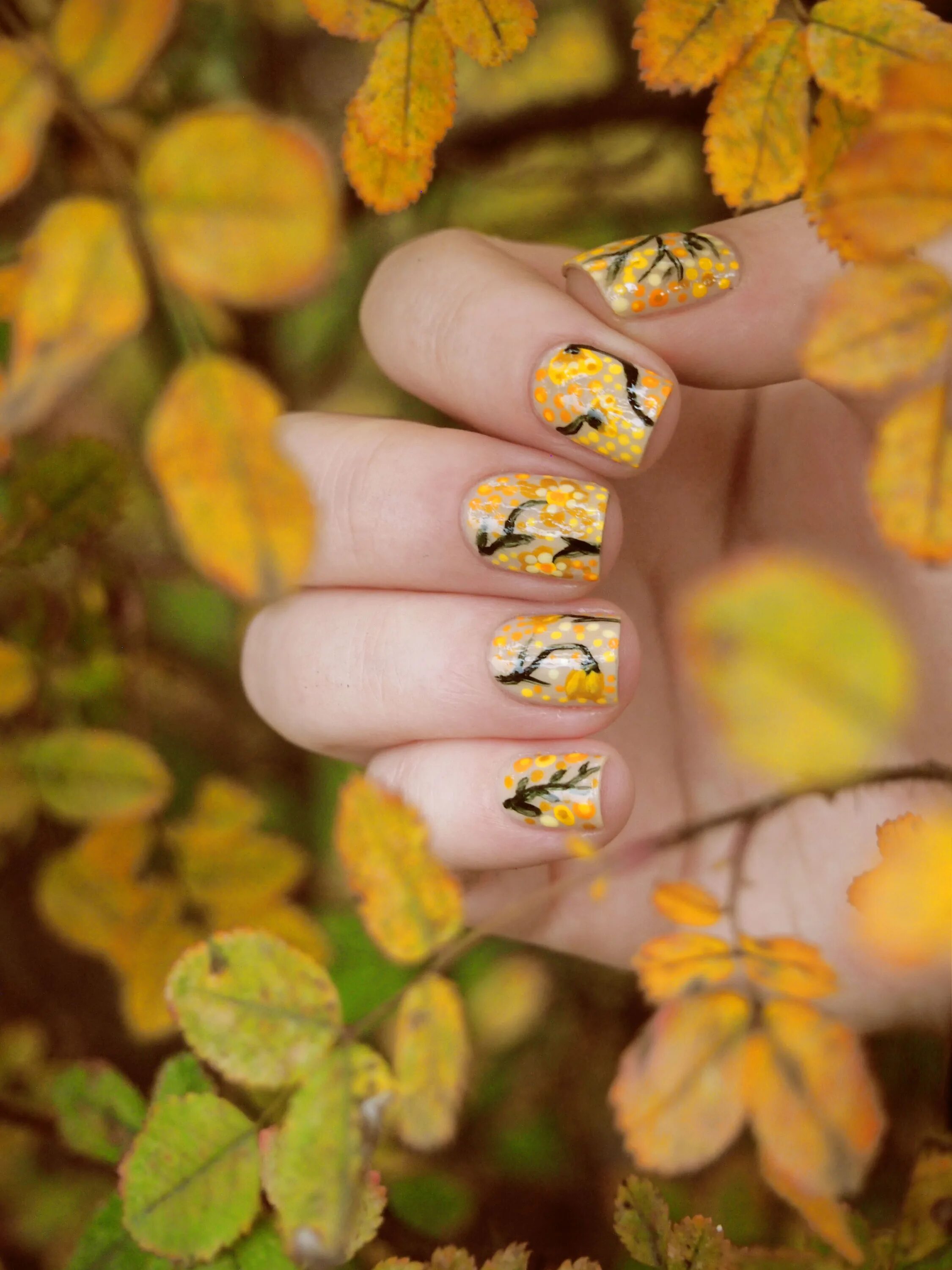 Стильный маникюр на осень Nail Room Дзен