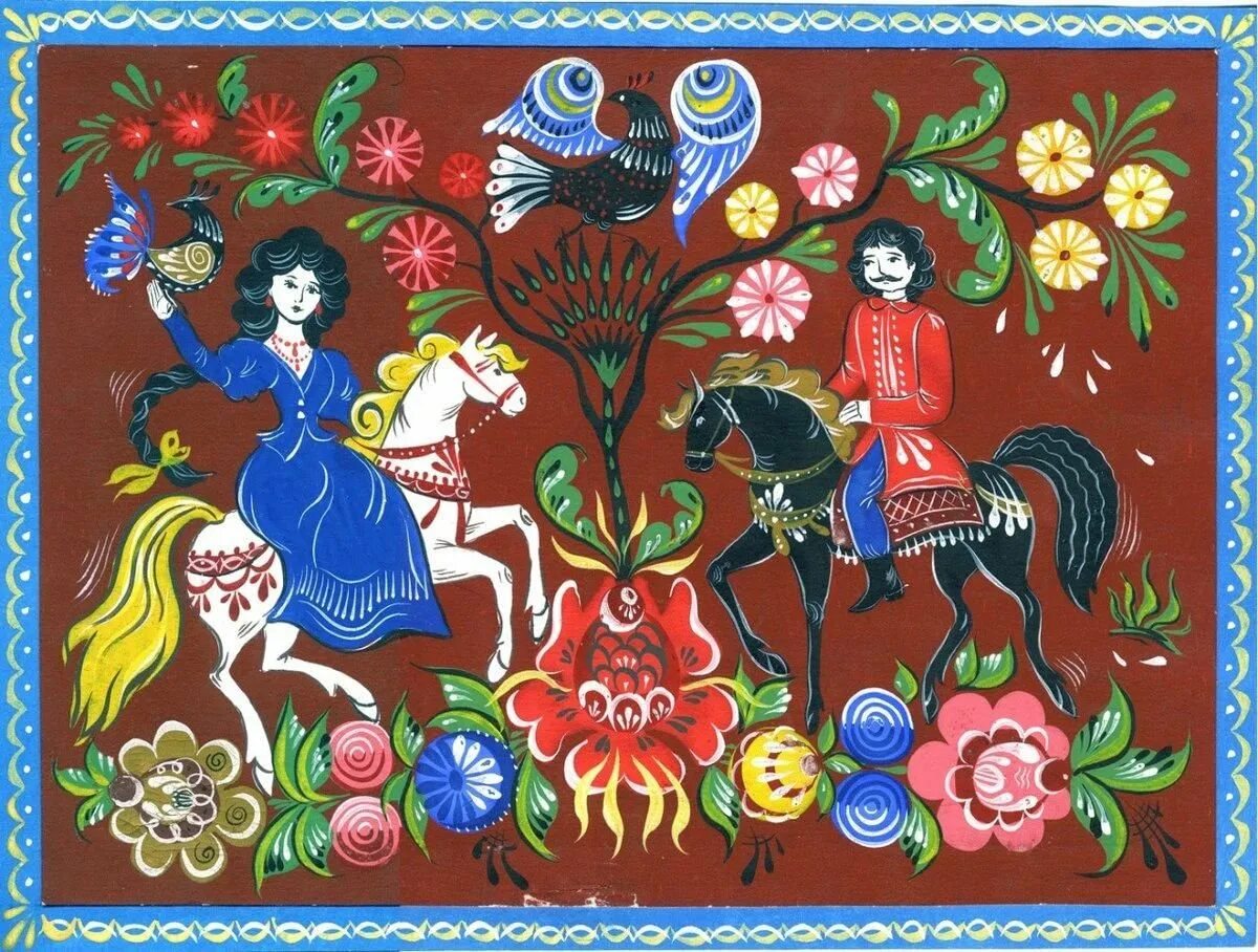 Декоративное искусство в рисовании