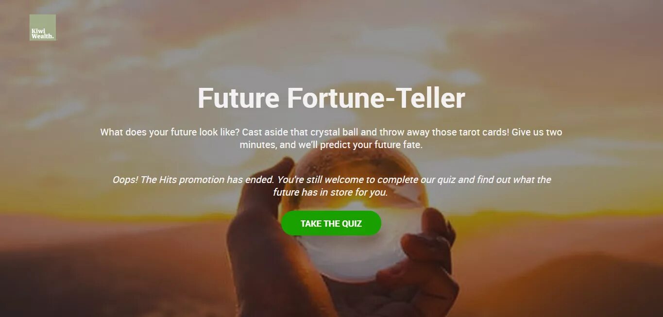 Future has come. Future fortuneteller. Future has in Store for you.