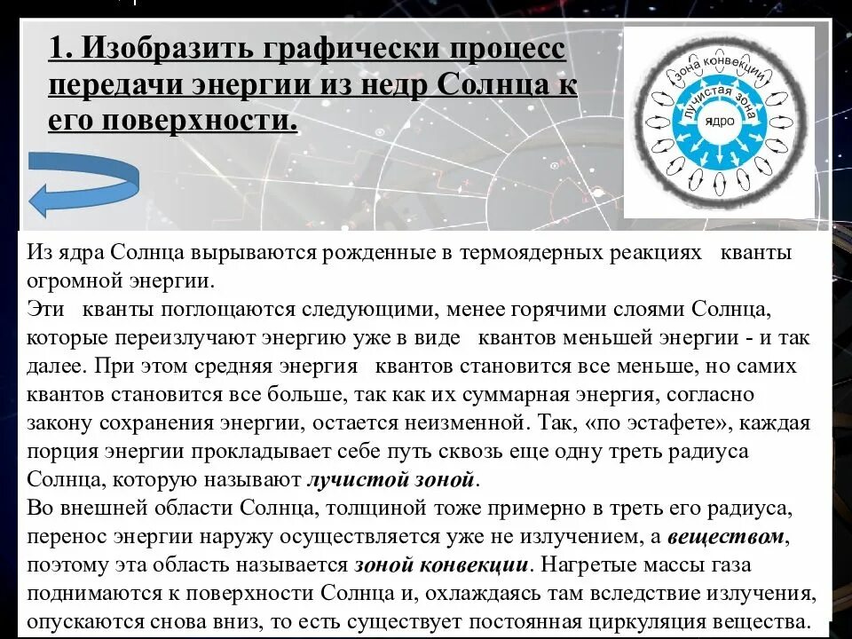 Способ передачи энергии солнца. Процесс передачи энергии из недр солнца к его поверхности. Изобразите графически процесс передачи энергии из недр солнца. Каким способом осуществляется перенос энергии из недр солнца наружу. Как происходит передача энергии из недр солнца.