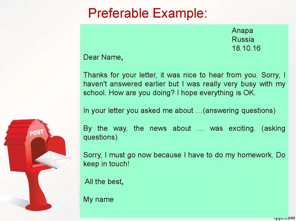 Great to hear from you. Thank you for your Letter. Dear thanks for your Letter. Правила написания письма на английском. Thank you for your Letter it was great to hear from you.