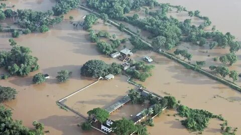 Lands flooded