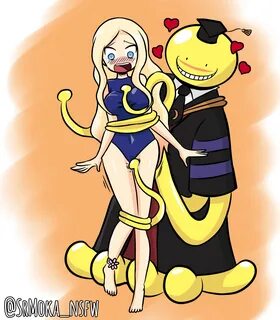 irina jelavic, koro-sensei, assassination classroom, tagme, big breasts, bl...