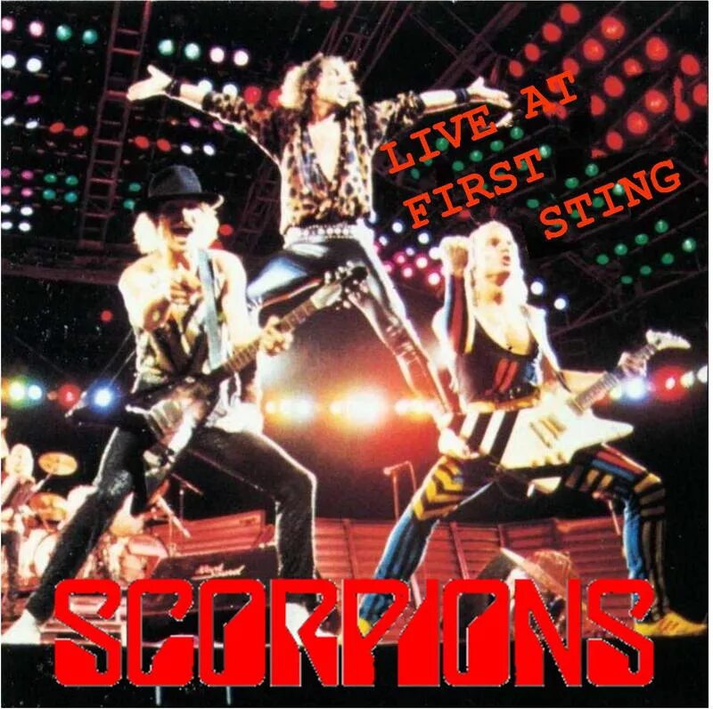 First sting. Scorpions 1984. Группа Scorpions 1984. Scorpions Live 1979. Scorpions 1984 обложка.