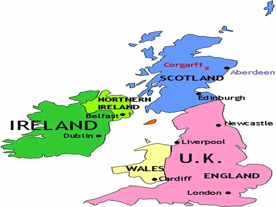 Parts of the uk. Parts of great Britain. Independent Countries on the British Isles. The United Kingdom consists of. Independent country